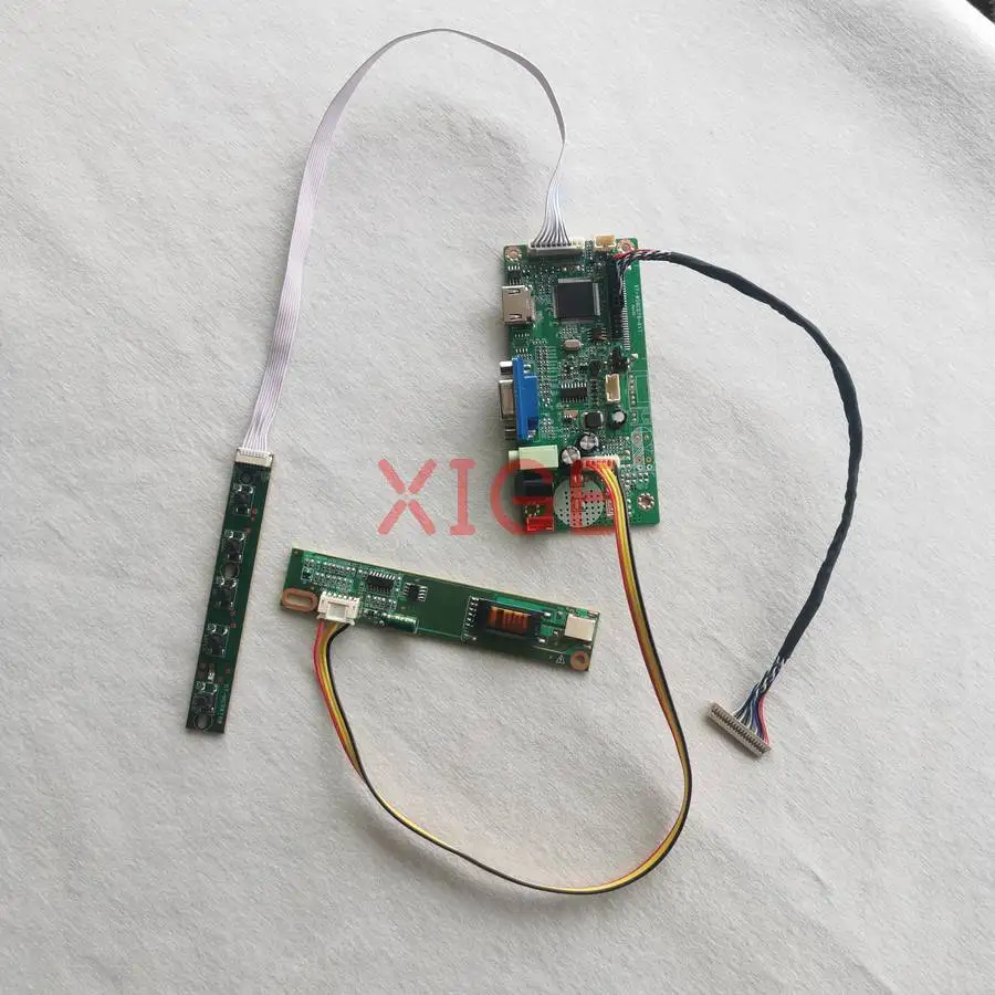 

Комплект платы контроллера ЖК-дисплея для LTD121EXFA, LTD121EX9D, LTD121EX1R, LTD121EXGS, DIY, HDMI+VGA, LVDS, 20-контактный, 1280*768, 1-CCFL