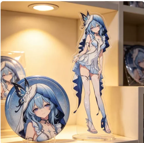 Japanese Anime Wuthering Waves The Shorekeeper Acrylic Stand Figure Model Plate Cosplay Collection Desktop Decor Gifts XTRJ