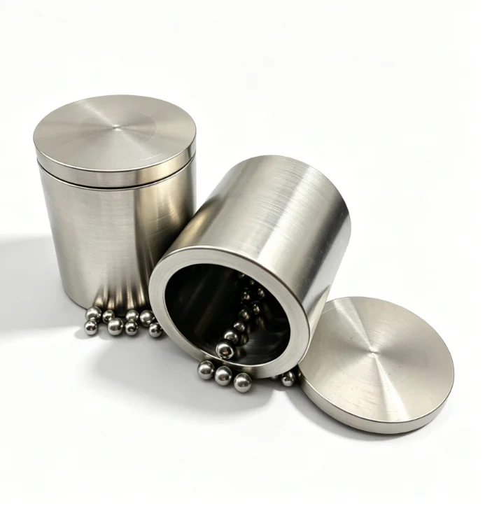 Stainless steel ball mill tank, grinding tank, suitable for multiple planetary ball mills, can mill accessories