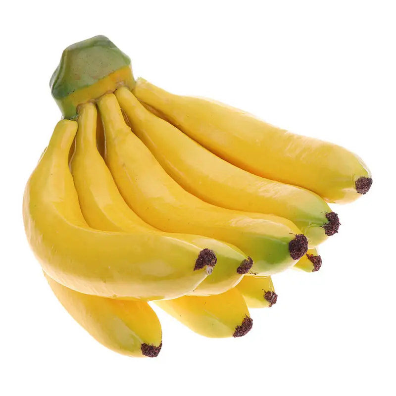 

Artificial Banana Models Simulation Fake Fruits Home Restaurant Lifelike Fruits Tray Party Decorative Photography Props Decor