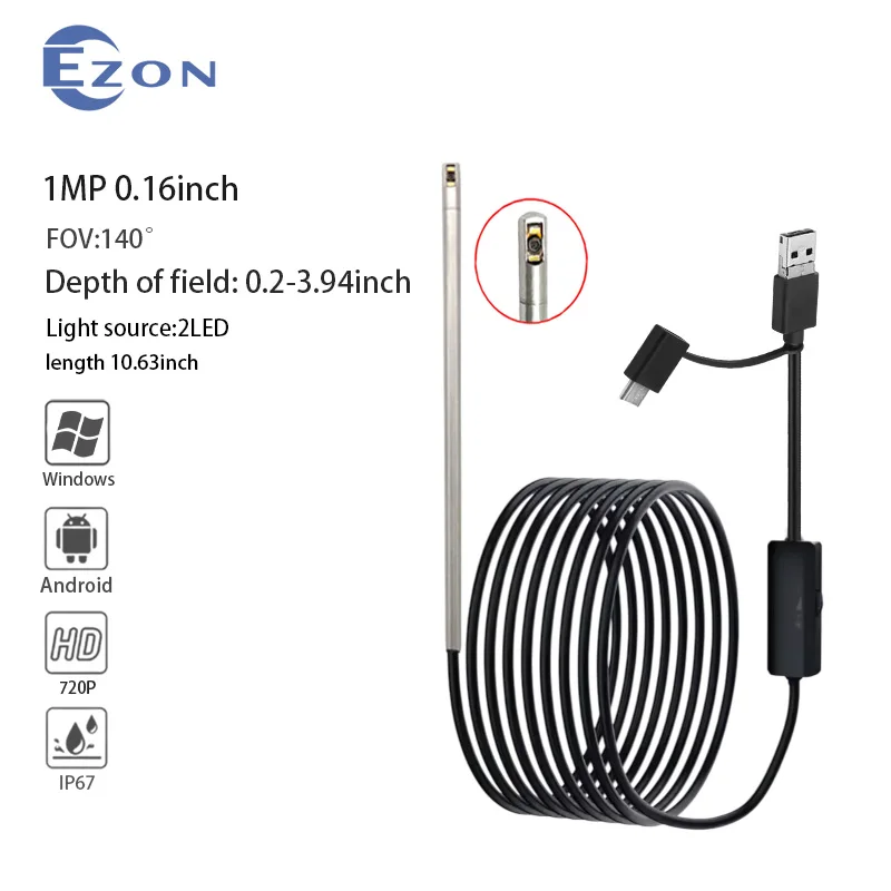 1mp-4mm-fov140-°-endoscope-de-fusil-rigide-a-objectif-grand-angle-camera-d'inspection-de-baril-de-tube-d'insertion-de-1063-pouces-de-long-pour-pc-android