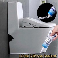 120ml Multipurpose Silicone Sealant Waterproof Caulk Seal Mouldproof Fast Drying Adhesive Glass Glue For Bathroom Kitchen