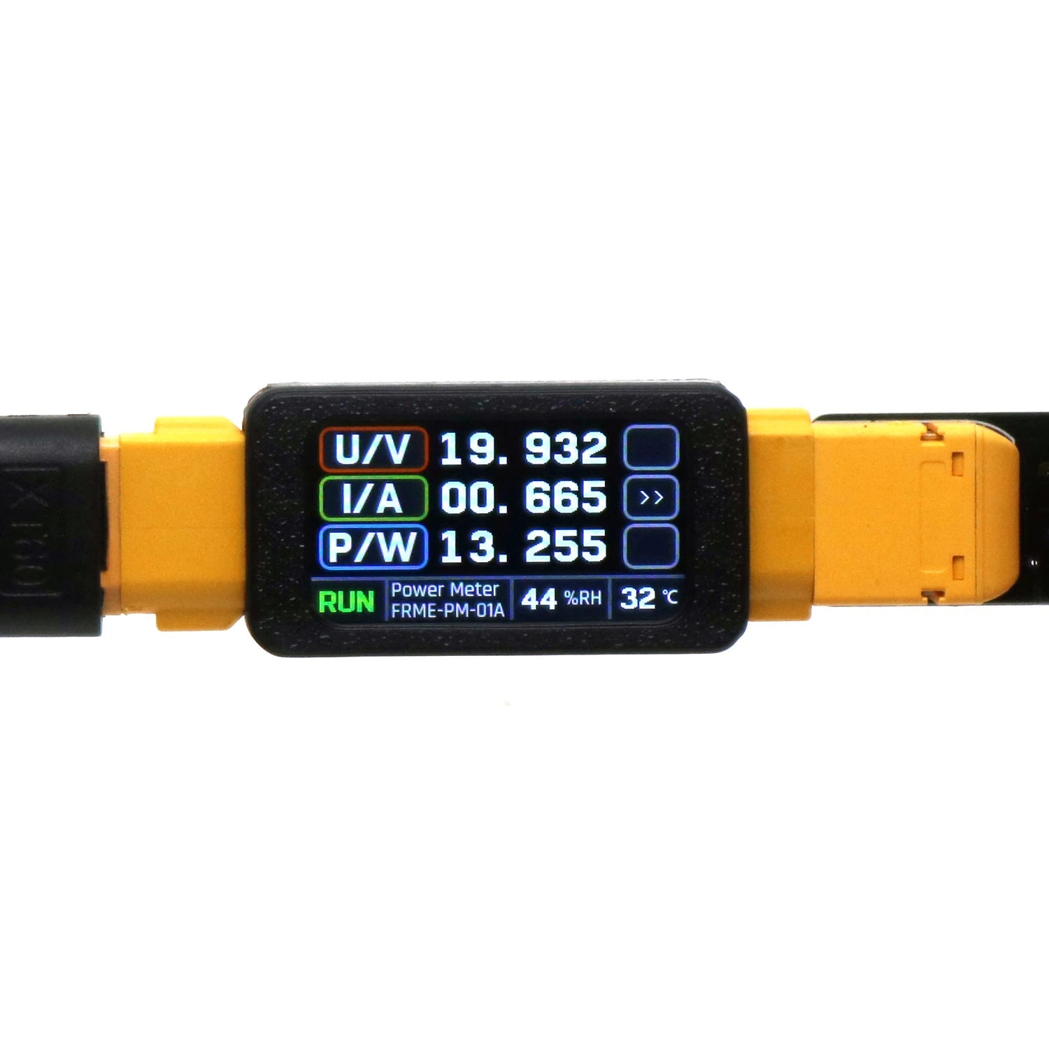 Image of XT60 Bidirektionaler Leistungsmesser 30A Digitalvoltmeter Amperemeter Temperatur Luftfeuchtigkeit 12V 24V BMS RC Batterieladung Entlademonitor