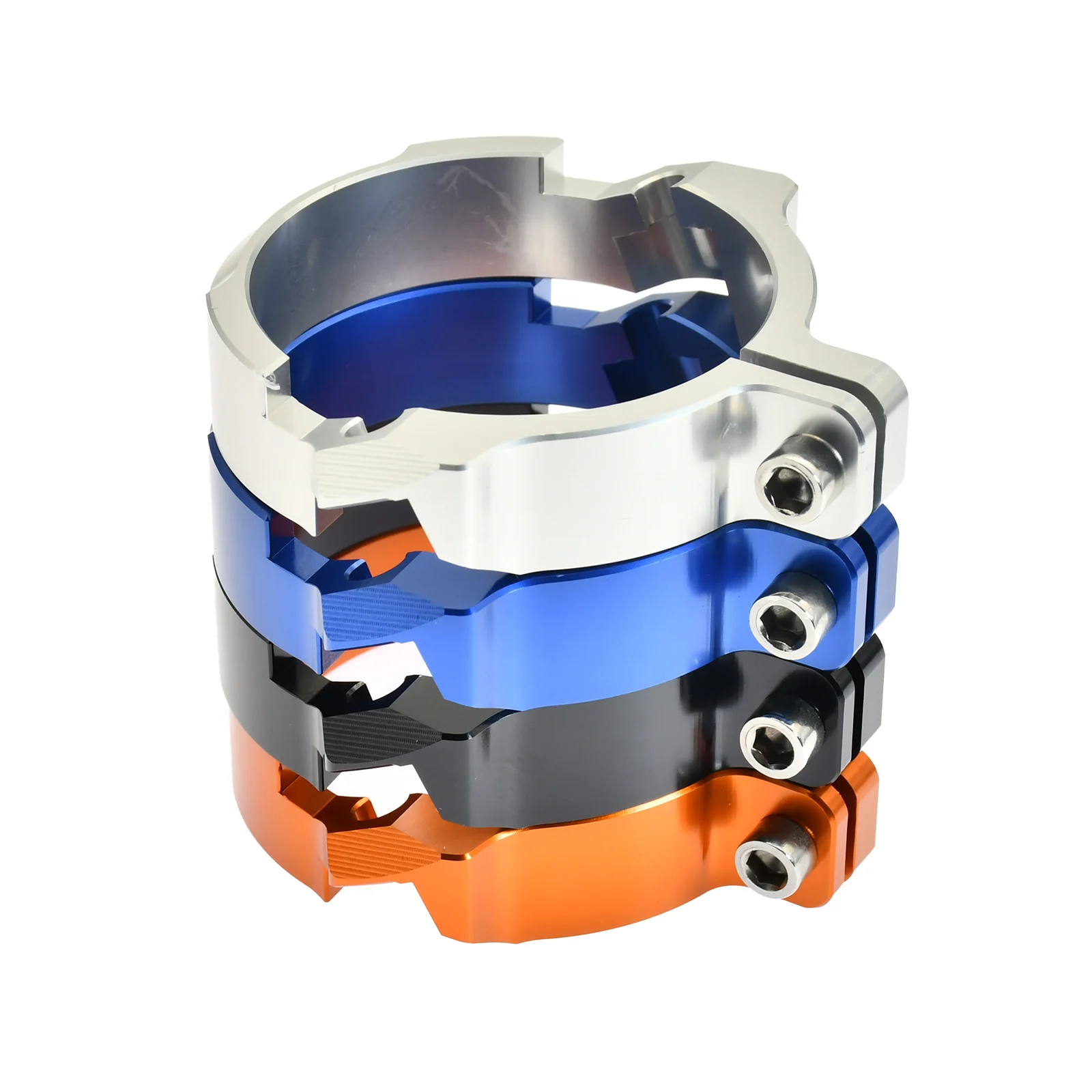 Motorcycle Exhaust Tip Muffler Pipe Clamp With Flanges For KTM TPI EXC 300 250 XC-W 2017-2023 SX 250 300 XC XC-W 6D 2017-2022