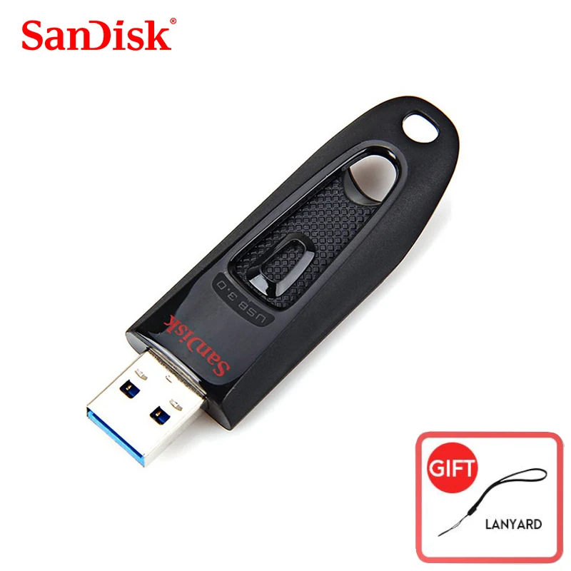 SanDisk Flash Drive Disk CZ48 USB 3.0 256GB 128GB 64GB 32GB 16GB Pen Drive Tiny Business Memory Stick Opslagapparaat Flash drive