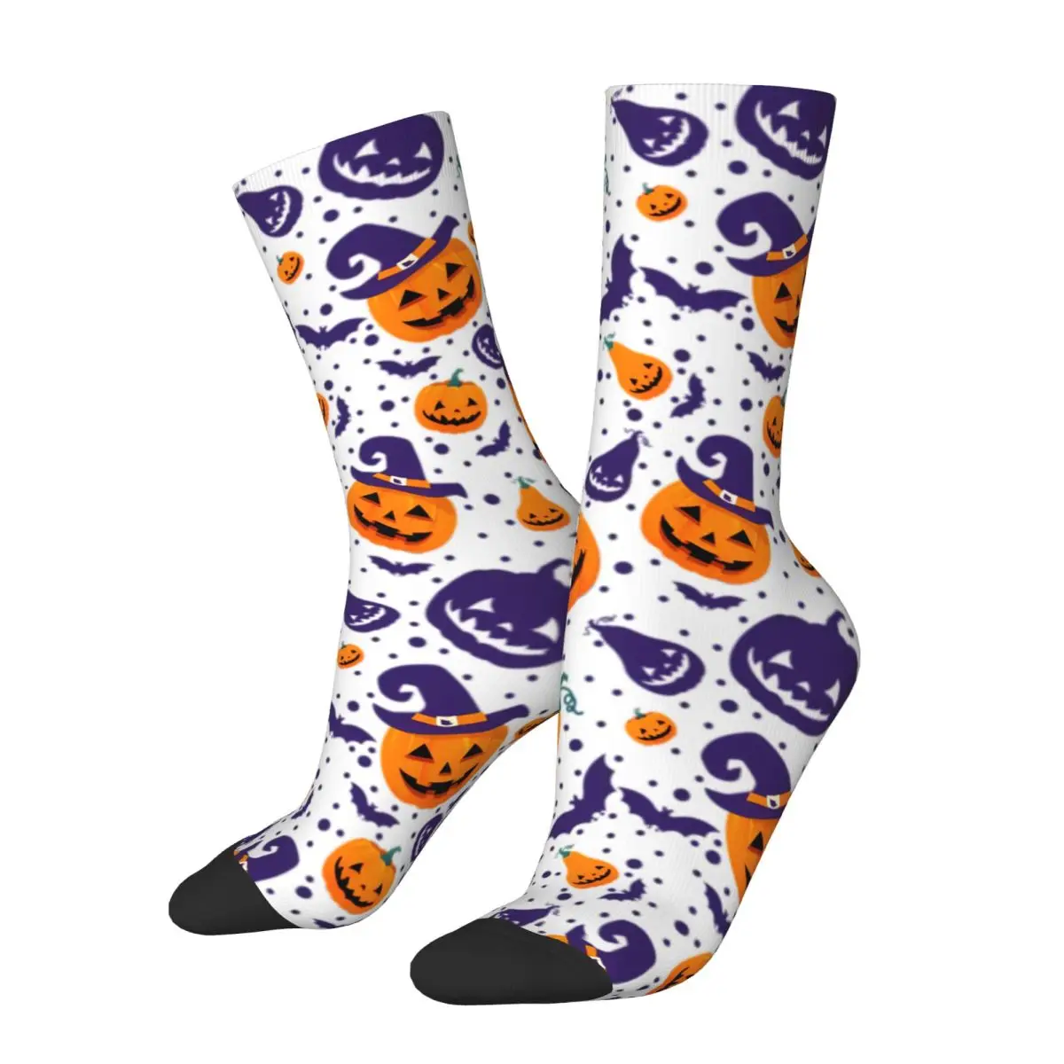 Halloween Pumpkins Ghost Brat (5) Socks Harajuku Stockings Winter Anti Sweat Couple Socks Soft Breathable Printed Climbing Socks