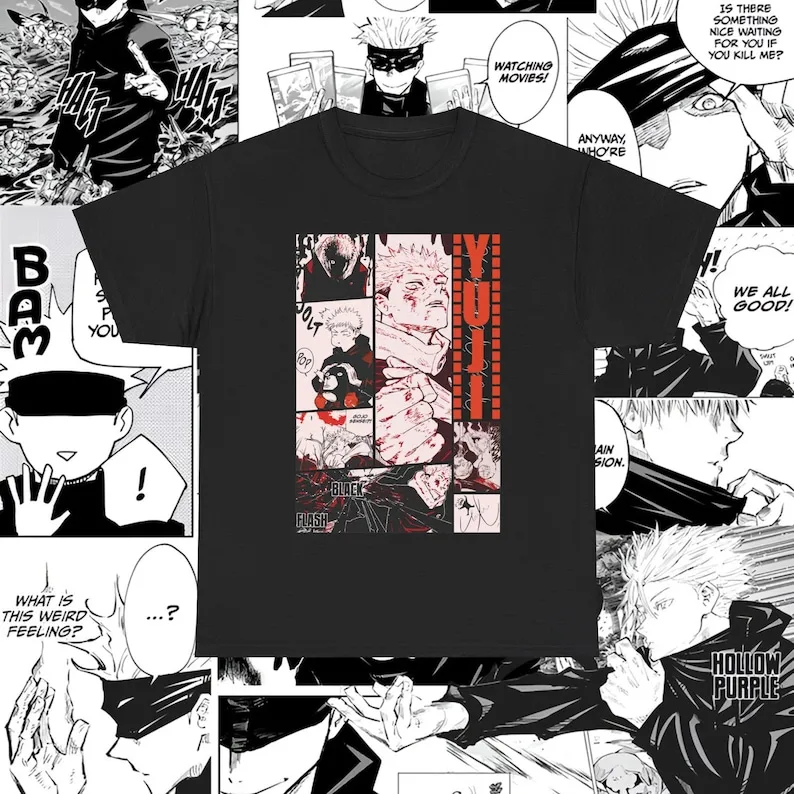 

YUJI Jujutsu Kaisen, Anime T-shirt,