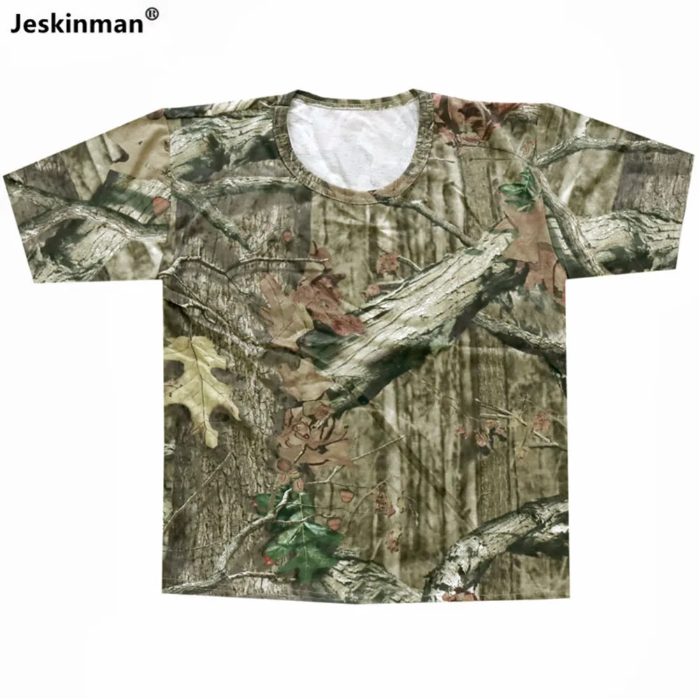 Camisa táctica camuflaje hojas muertas secado rápido transpirable - imagen 3