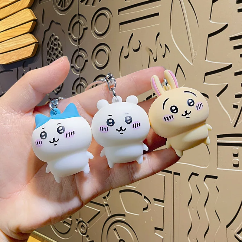 Cartoon Kawaii Chiikawa Doll Pendant Animation Peripheral Keychain Girls Backpack Cute Accessories Small Gift for Children