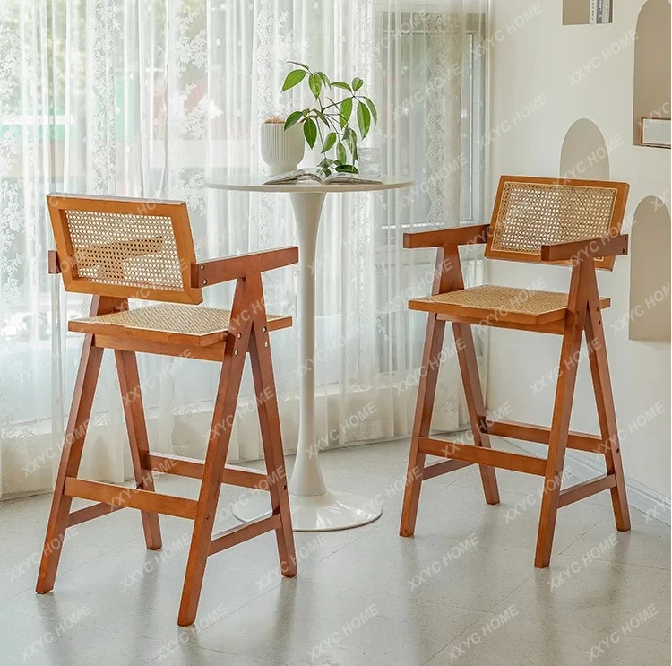 Light Luxury Bar Chairs Modern Modern Waiting Comfortable High Chairs Reception Counter Restaurante Muebles