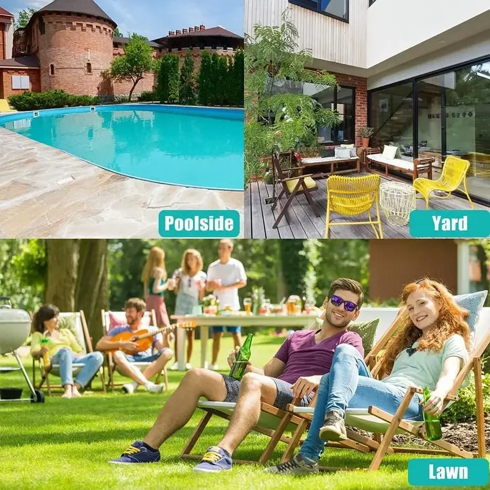 3-Piece Outdoor Wicker Patio Furniture Set with Cushions for Balcony, Porch, or Poolside in Black