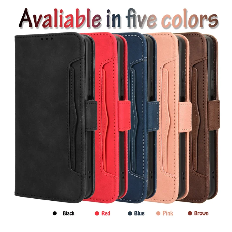 For Infinix Hot 40i Flip Type Phone Case for Infinix Hot 40i 4G X6528B Leather Multi-Card Slot Mobile phone Wallet case