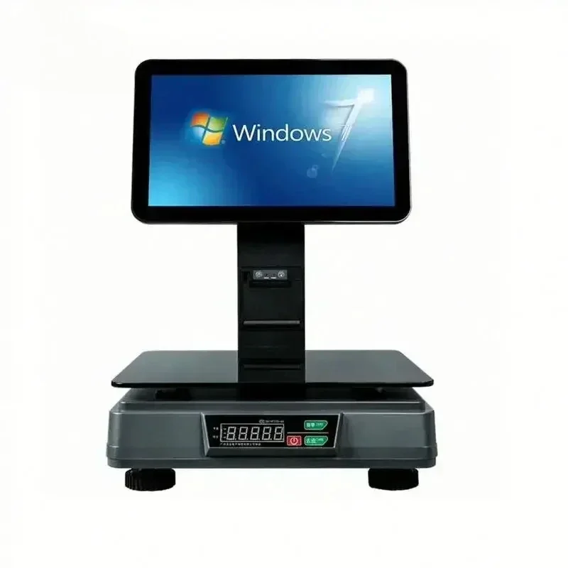 PCC02 All In One POS t System Stand with Printer Compatible for iPad Android Windows t POS