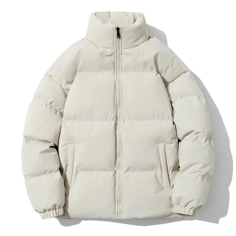 Winter Men's New Stand-up Collar Thickened Loose Cold-proof Warm Bread Cotton-Padded Jacket