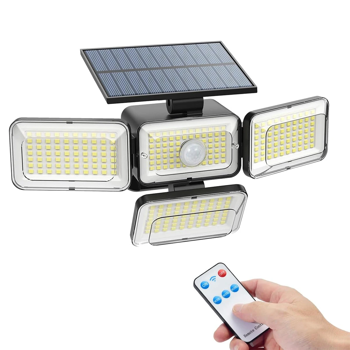 

288LED Outdoor Solar Lights 2800LM Motion Sensor Light with Remote Control IP65 Waterproof Solar Flood Lights for Outside Patio