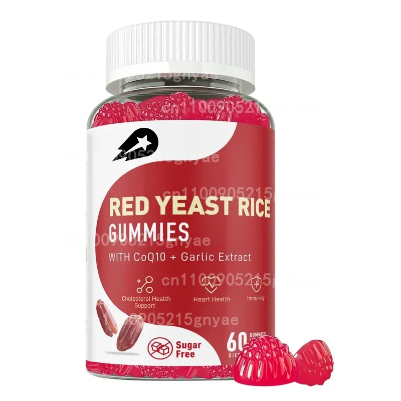 

Cholesterol Supplements Gummies, Red Yeast Rice, Citrus Bergamot Complex, Maintain Healthy Cholesterol Levels -60 Day Supply