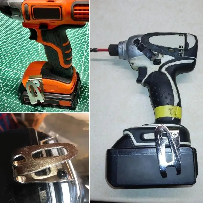 Y1UD Multipurpose Belt Clip for Electric Tool Stainless Steel Design for DIY Projects