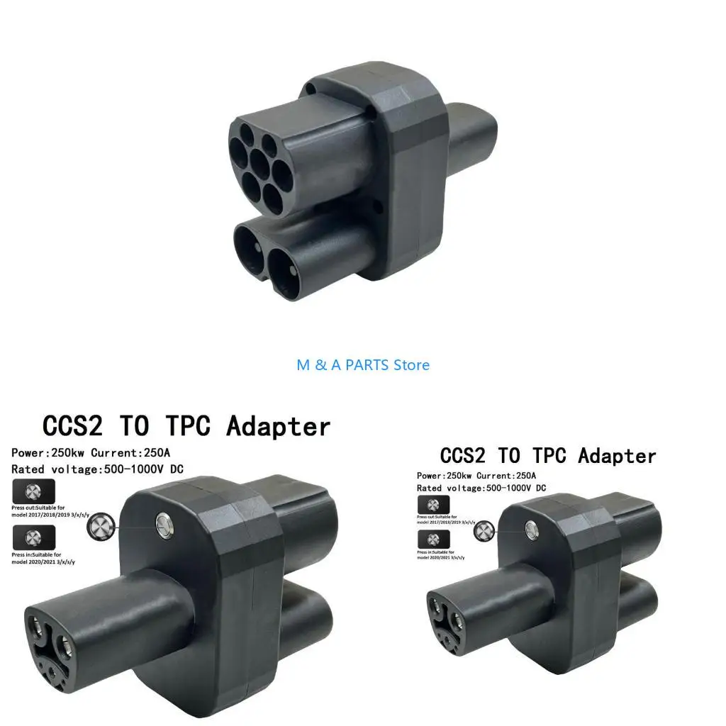 

U1JF Upgrades CCS2 Converter Lightweight Adapter Charging Accessory for Auto