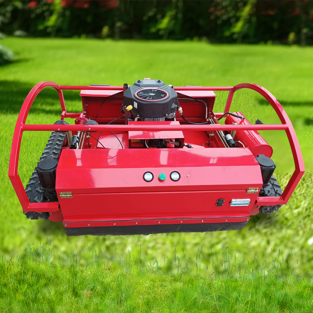 Agricultural And Forestry Equipment Robot flail Crawler Gasoline Remote Control Lawn Mower