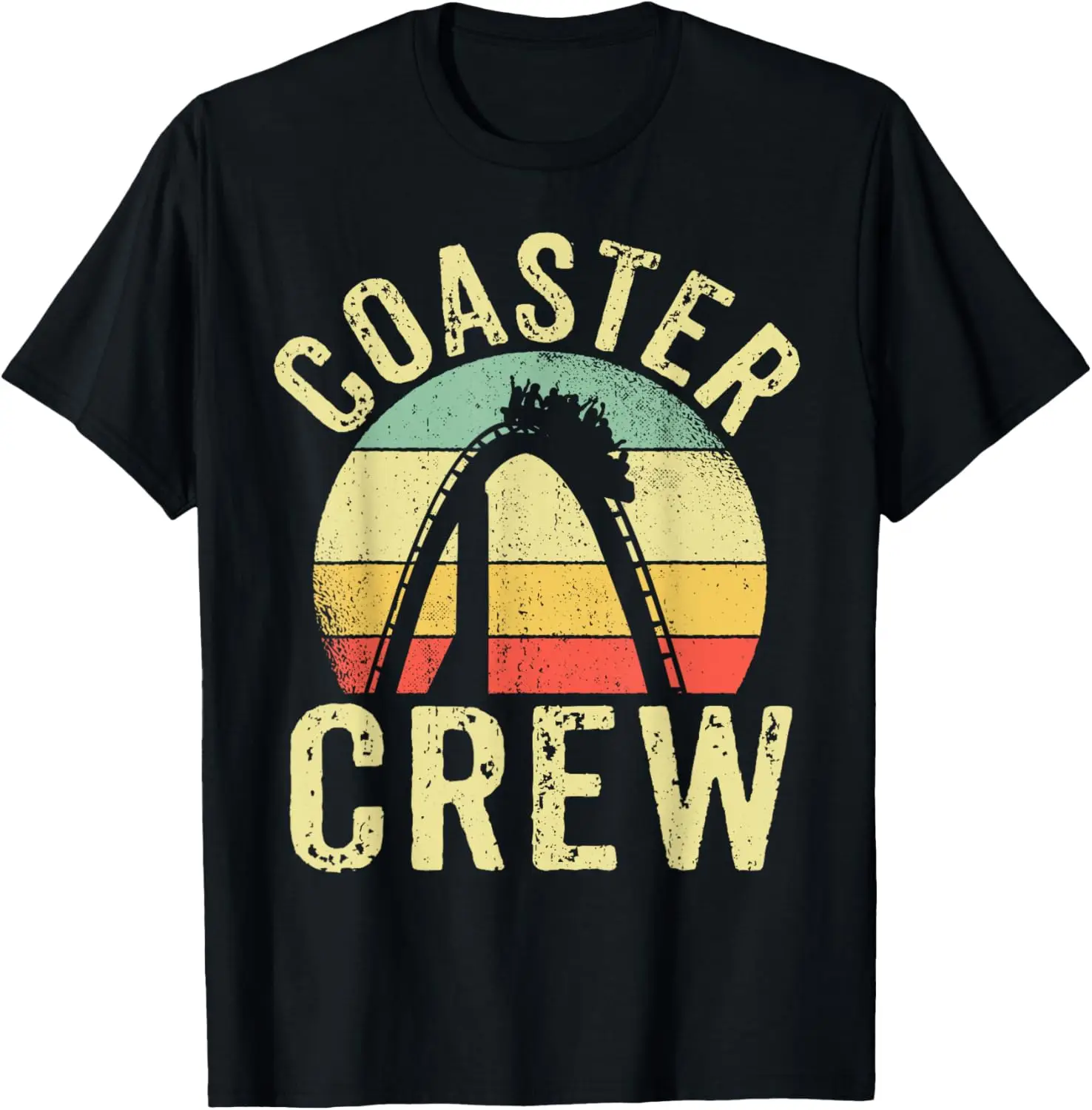 Vintage Rollercoaster Crew I Family Roller Coaster T-Shirt