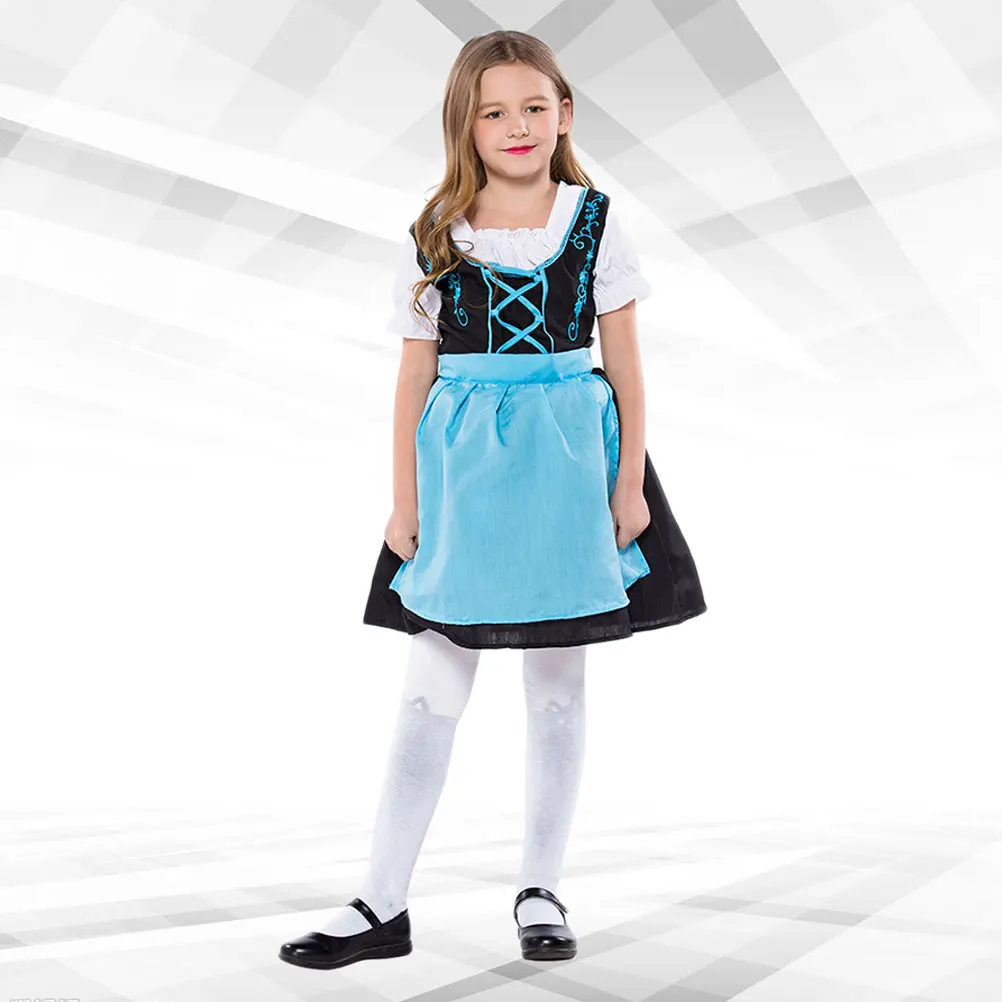 

Creative Kids Beer Costume Durable Comfortable Cosplay Costume Blue Black Size L For Halloween Carnival Party Performance