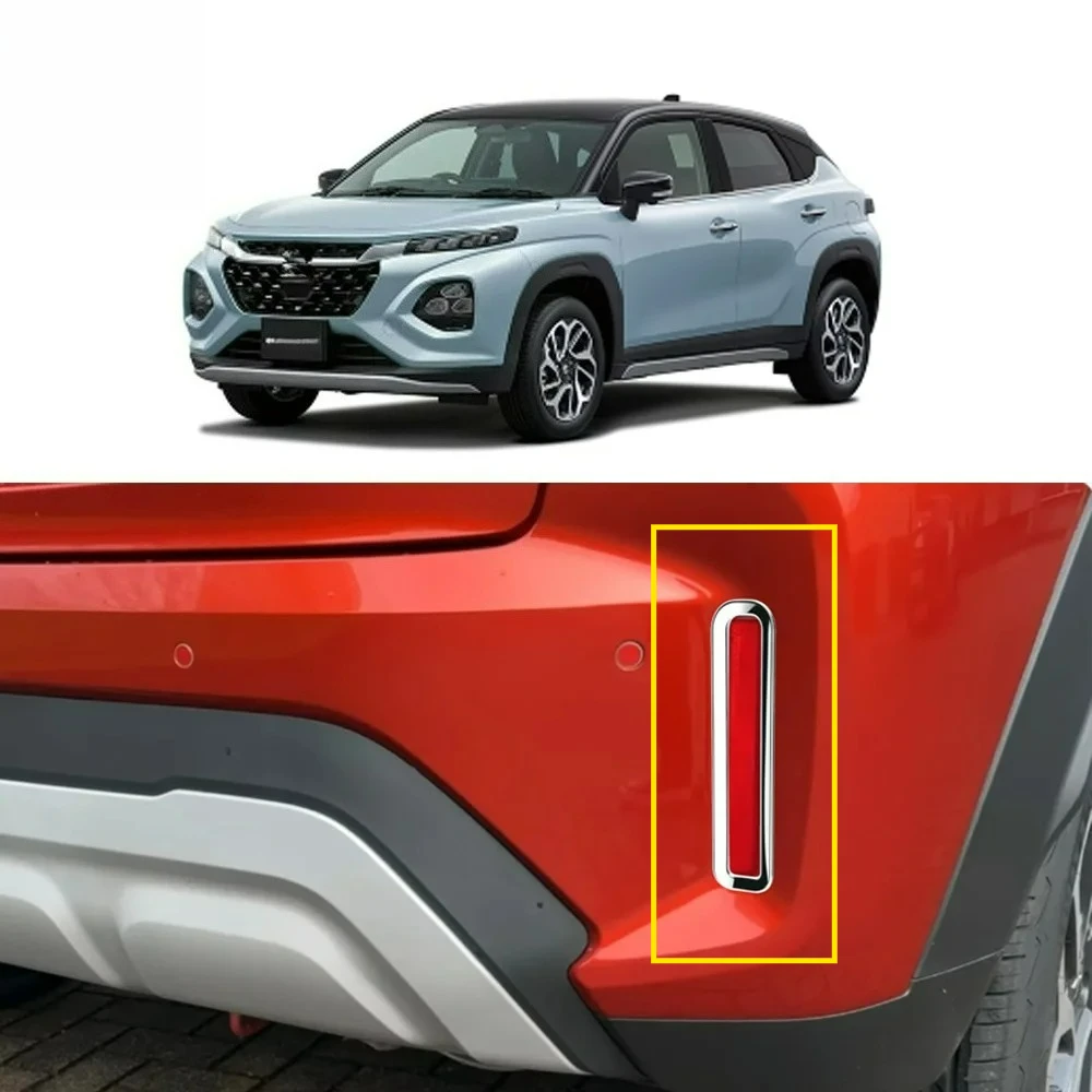 

For Suzuki Fronx WDB3S WEB3S 2024 2025 2026 ABS Black Front Or Rear Foglight Cover Trim Foglight Bezel Protector Accessories