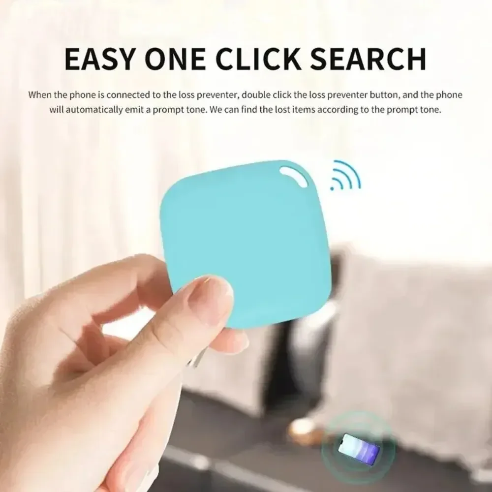 Mini Bluetooth 5.0 Anti-Lost Tracker - Square Smart GPS Finder for Pets, Kids, Bags, and Wallets