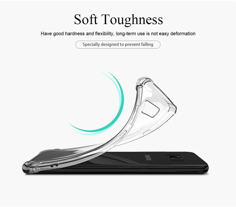 Thick Shockproof Case For Samsung Galaxy S22 S21 S20 S23 Ultra S10 S8 S9 Plus Phone Case For Samsung Note 10 9 8 Silicone Cover