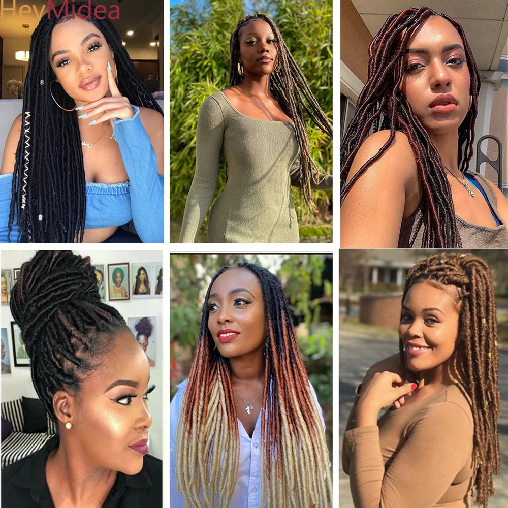 18inch Straight  Crochet Twist Hair Braids Synthetic Hair Extensions  Kanekalon Fiber Braiding For Black Women Hair HeyMide