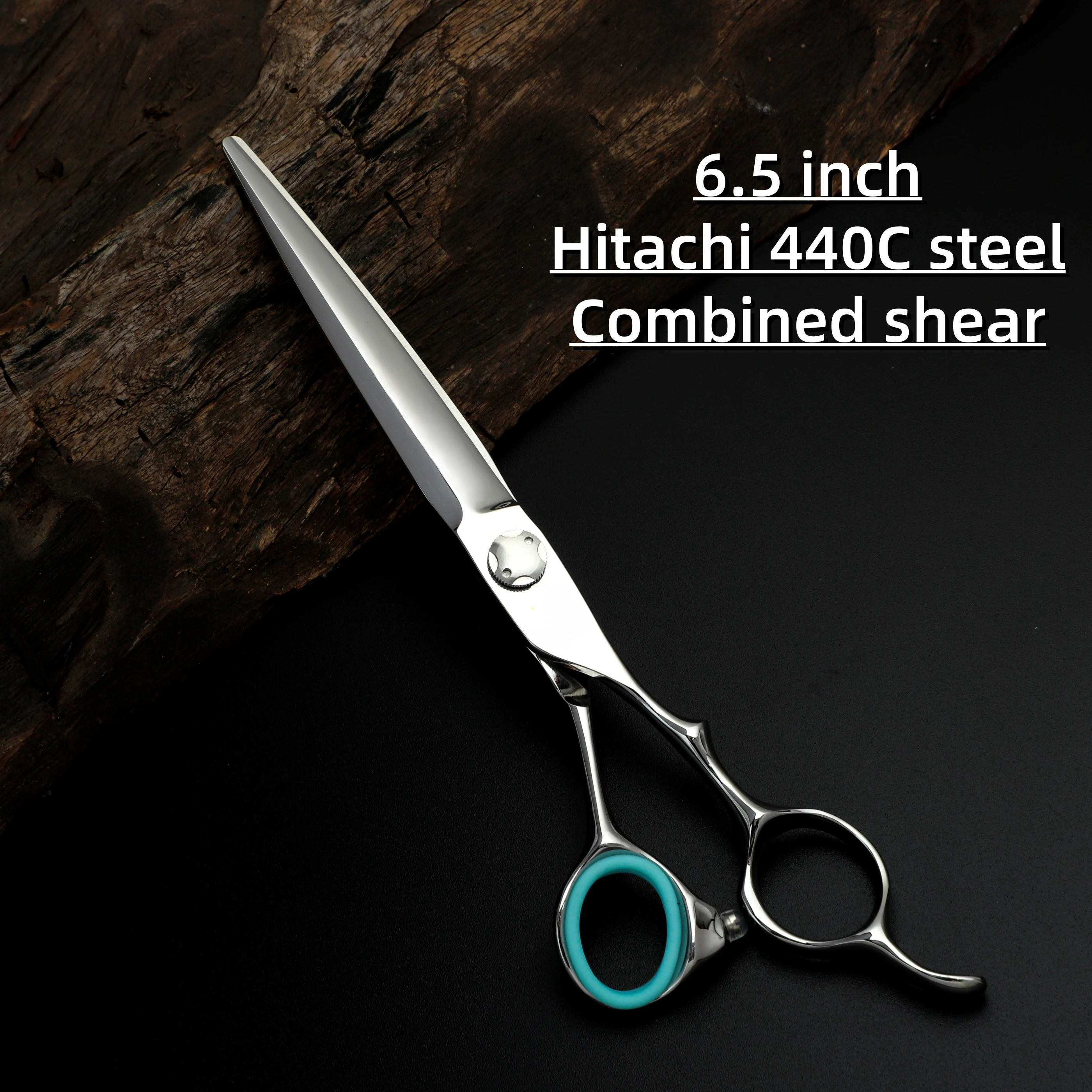 Professional hairdressing scissors，6-6.5-6.8 inches 440c steel Barber scissors， Sharp and durable Barbershop hair cutting tools