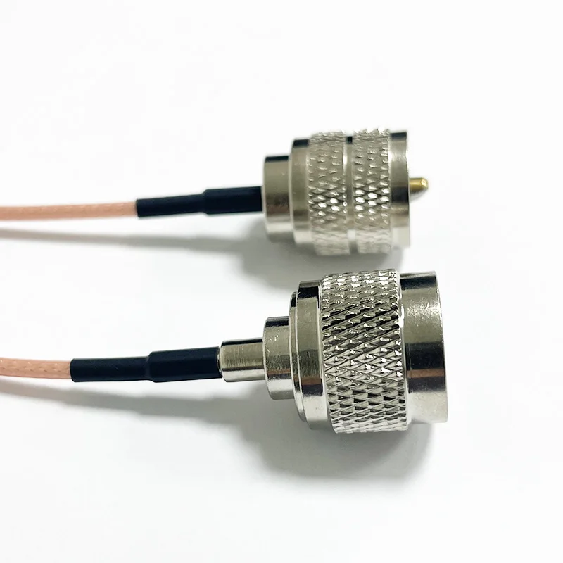 UHF (PL259) Male to N-Type Male Antenna Cable RG316 Coax Cable 60cm for Antenna Analyzer Ham Radio Transceiver