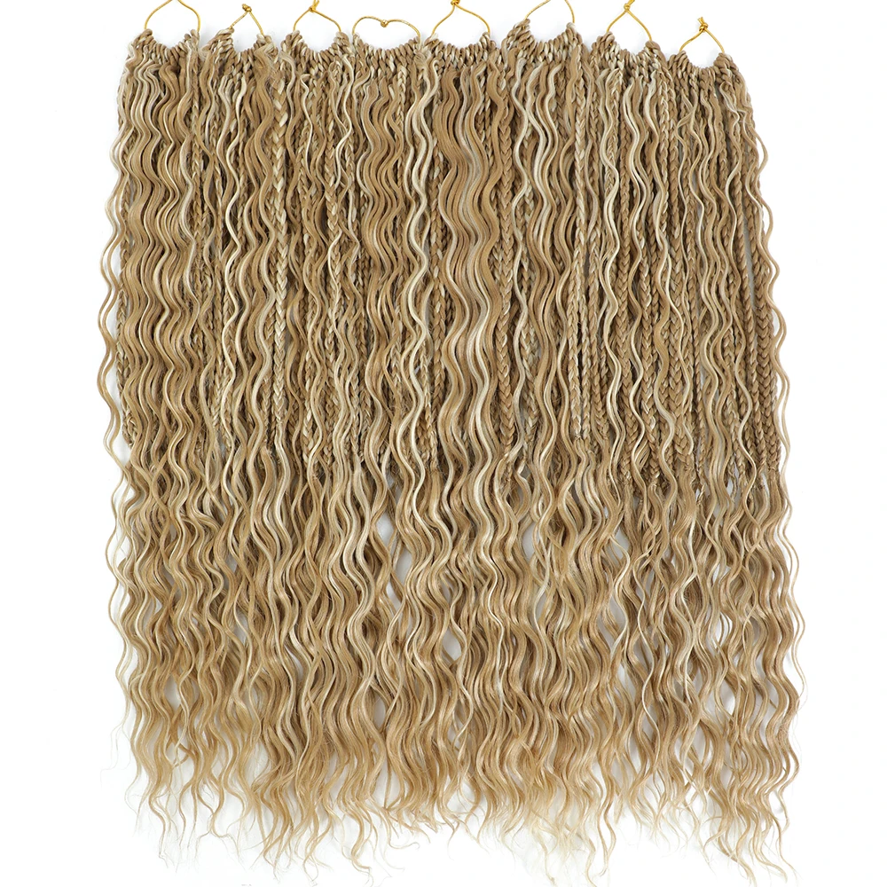 Synthetic Goddess Box Braid Crochet Hair 24