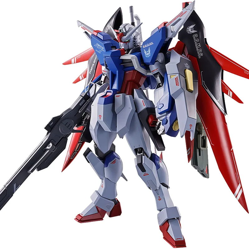 Bandai – figurine de dessin animé authentique THE ROBOT SPIRITS ZGMF/A-42S2 Destiny Gundam Spec II 140mm, jouets d'action pour garçons, cadeau pour enfants
