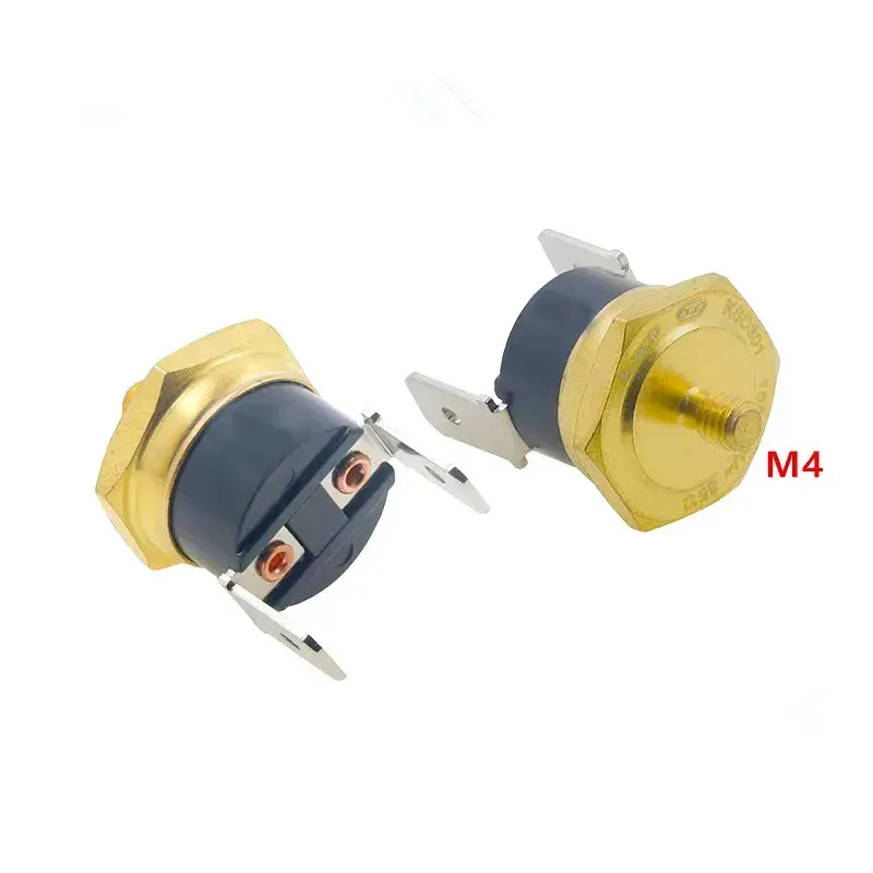 KSD301 M4 Copper Screw Thermostat Bimetallic 40C-150C Degree 10A 250V Normally closed 45C 65C 75C 85C 90C 100C 120C 150C Degree