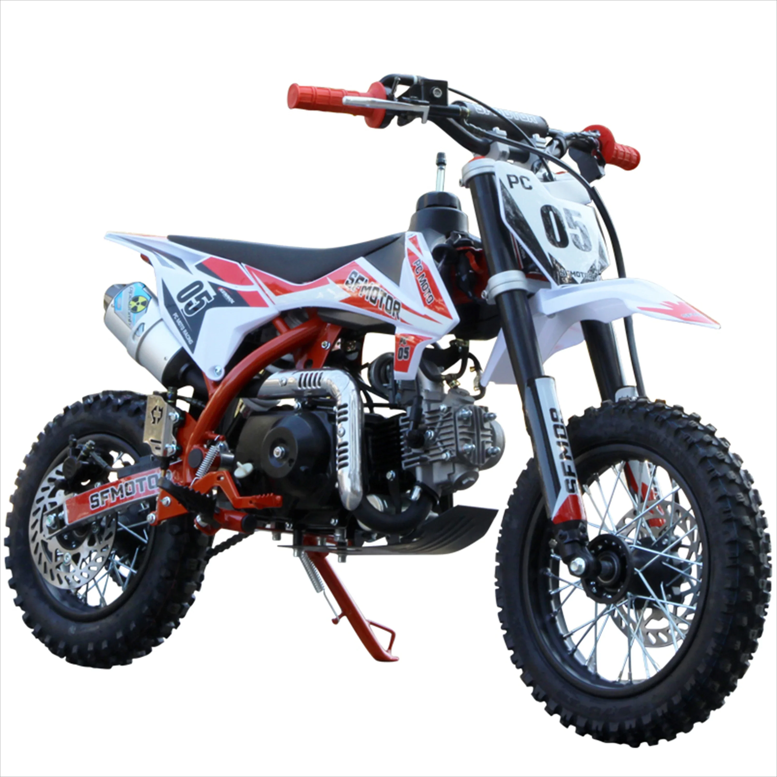 50cc Mini Off-road Motorcycle 4 Stroke Electric Start Mini Dirt Bike Gasoline Chain Drive Kids Pit Bike Motocross Bike