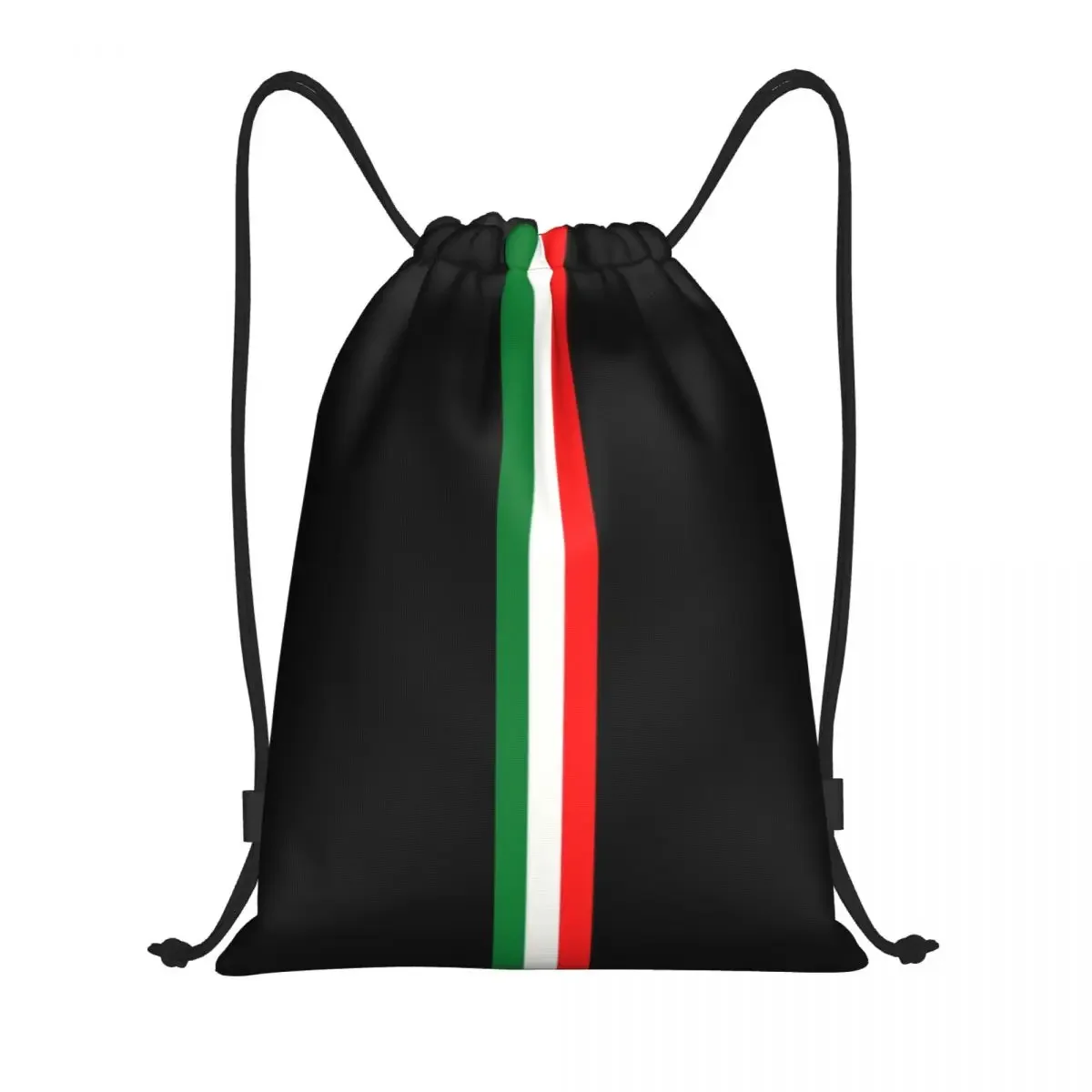 

Custom Minimalist Italy Flag Drawstring Bag Women Men Portable Gym Sports Sackpack Italian Pride Training Storage Backpacks