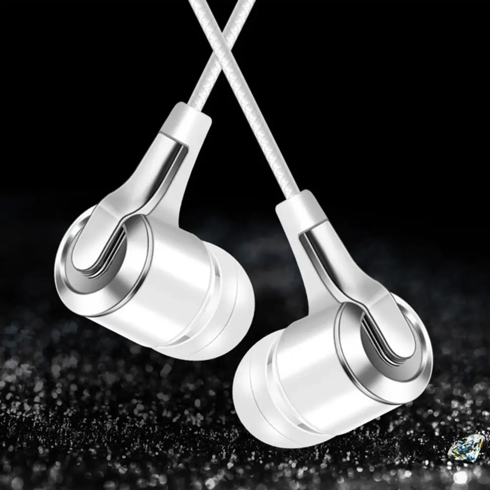 Earbud Fashion Clear Sound In-ear Earphone Anti-winding Noise Reduction Wired Earphone