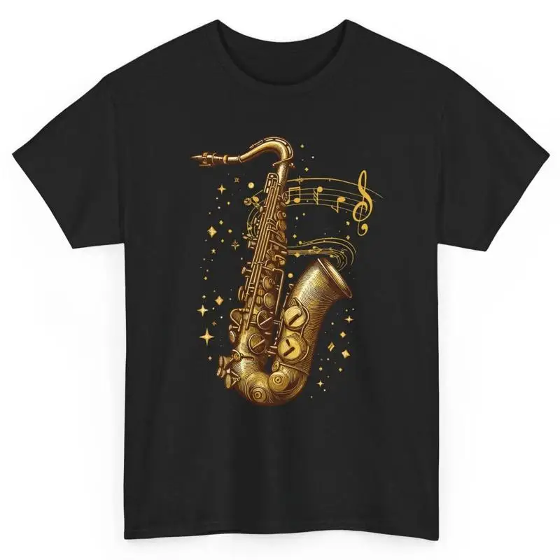 

Music Notes Musician Saxophone T Shirt Jazz Saxophonist