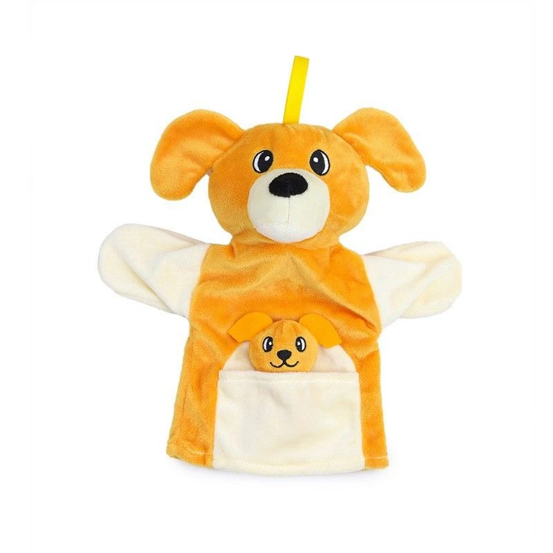 25 cm schattige dierenhandpoppen rustgevend speelgoed educatief en slaap-inducerende vingerpoppen verhalen vertellen cadeaus voor kinderen