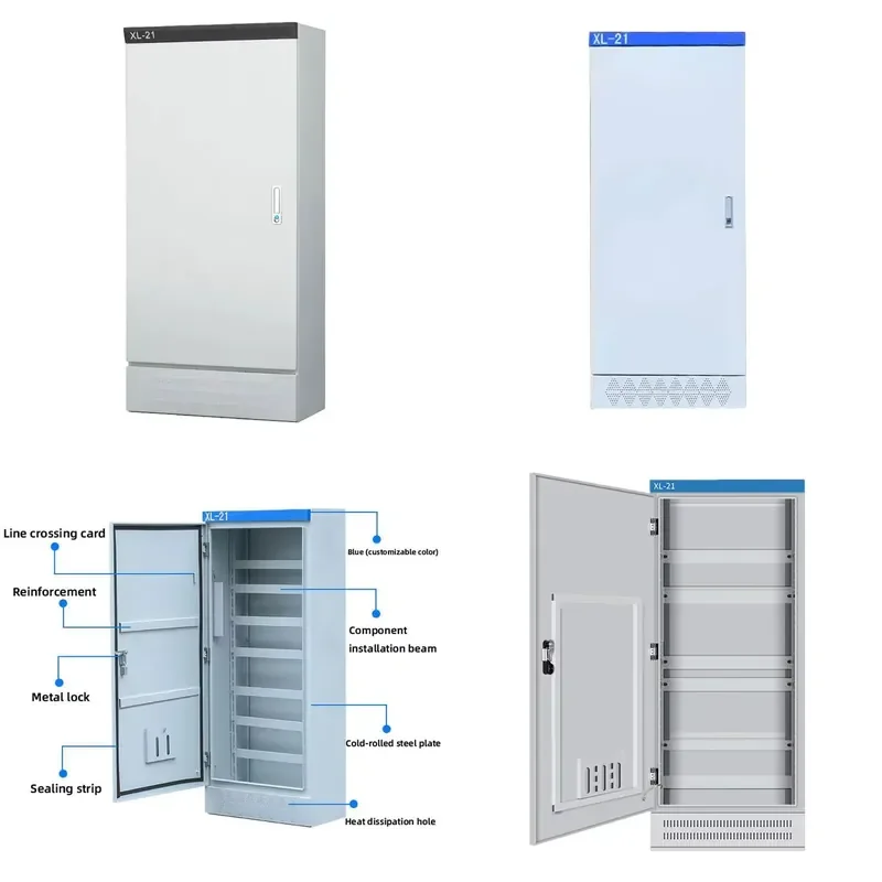 for Customized High Voltage Switchgear for XL-21  Power Cabinet Metal Panel Control Electrical Cabinet