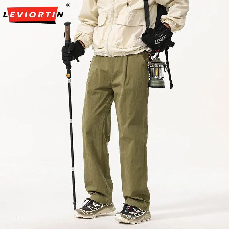 

Американский стиль, уличные походные быстросохнущие ветрозащитные штурмовые брюки, мужские брюки, летние тонкие десантные брюки 2025 года, рабочие брюки