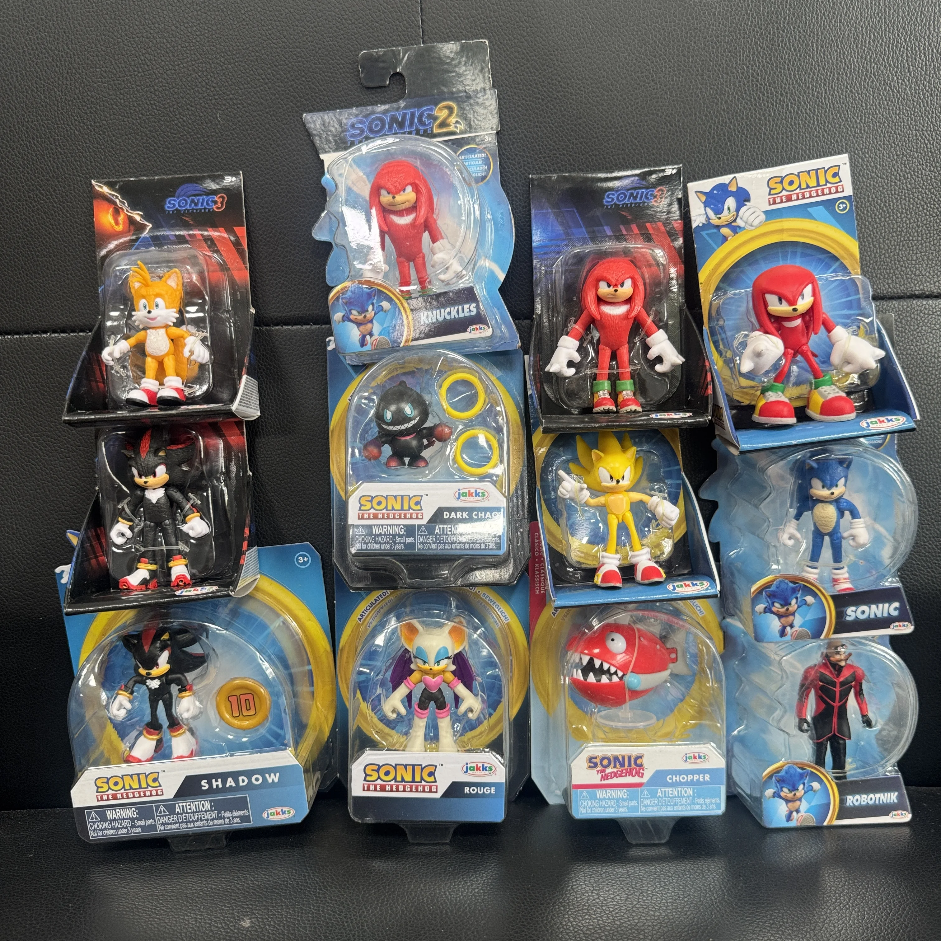 Figurine articulée authentique Sonic The Hedgehog : The Movie, jouet de collection de 2,5 pouces