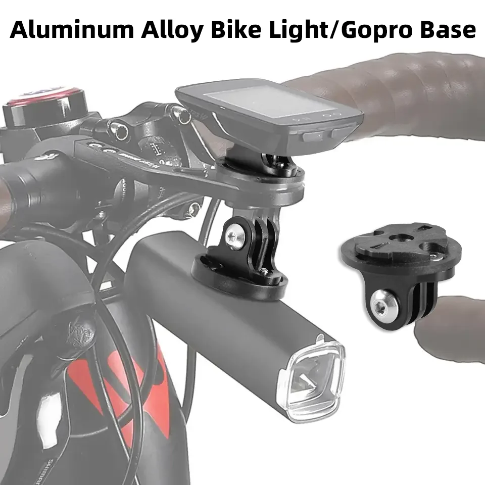 AliExpress ESLNF Aluminum Alloy Bike Light Hoisting Adapter Road Bicycle Gopro Holder Ultralight Computer Mount Base For Garmin