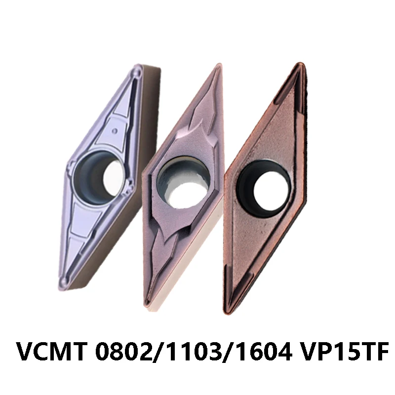 Original Inserts VCMT080202-MV VP15TF VCMT080204 VCMT110302 VCMT110304-FM VCMT110308-LM VCMT160404 VCMT160408 Lathe Cutter VCMT