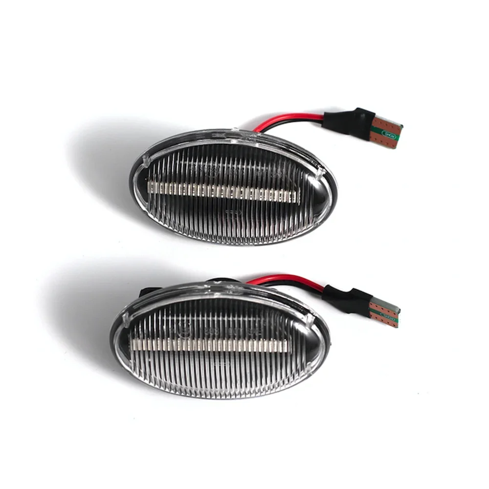 2 шт. светодиодный динамический поворотник, боковой маркер, последовательный поворотник для Benz Smart W450 и W452 W639 W168 W415 W447, автомобильные аксессуары