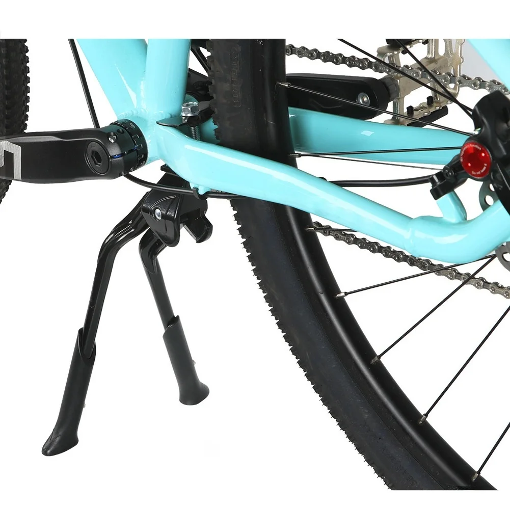 

Double Kickstand Folding/Mountain/Road Bicycle Dual Bracket Non-slip Parking Rack Thickened Adjustable Height 24-29 Inch Parts
