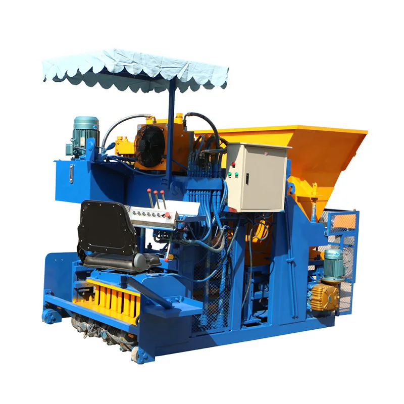 Standard completamente automatico che produce FL10-15 Macchina mobile per mattoni cavi in calcestruzzo Cemento idraulico completamente automatico Non bruciato cavo