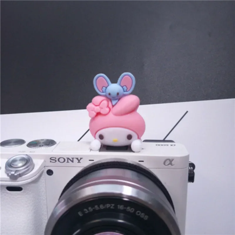 Hello Kitty Cartoon DSLR Camera Flash Hot Shoe Protector Cover for Canon Nikon Sony Olympus Panasonic Pentax SLR Camera Gifts