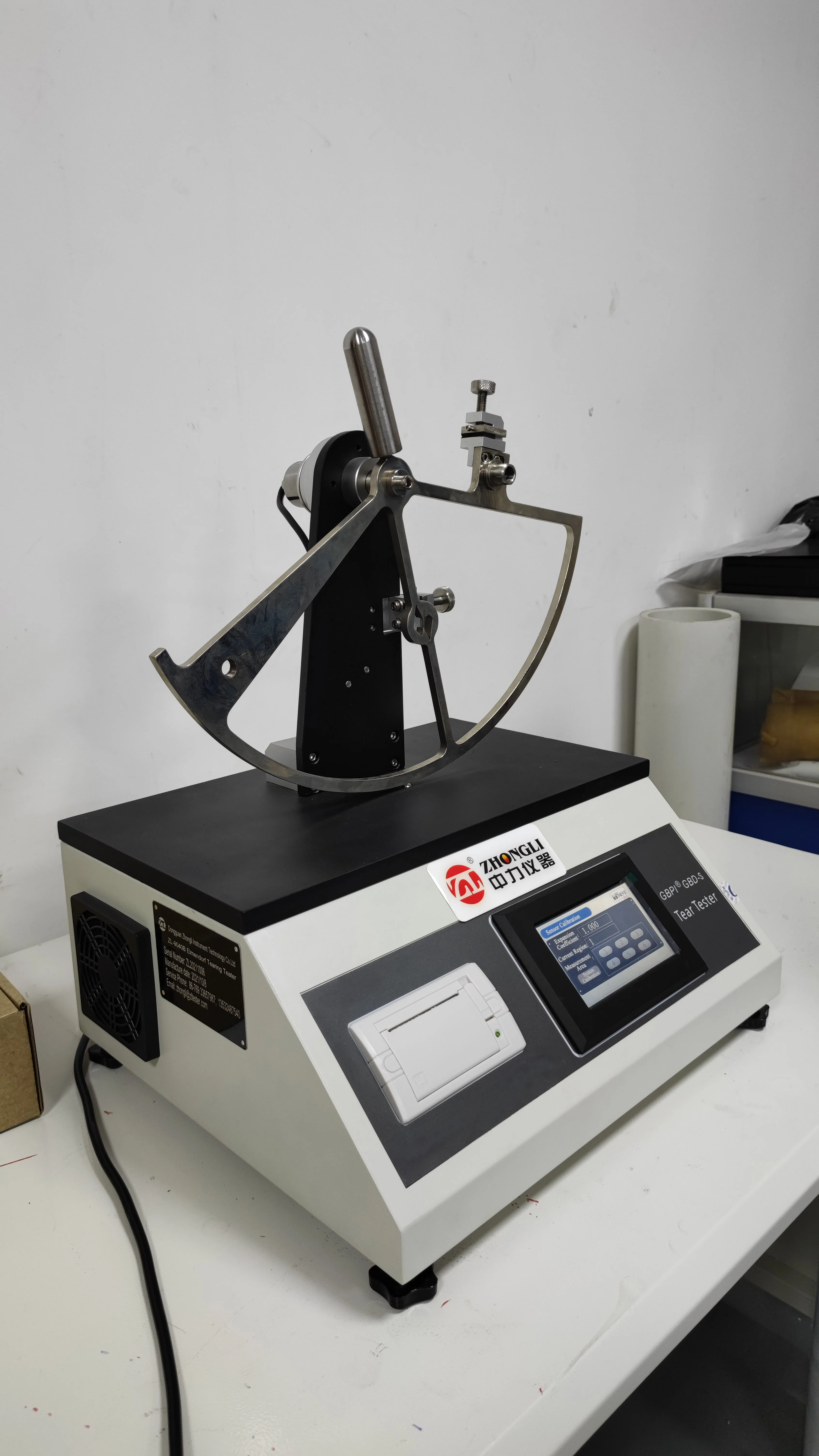 ISO1974 Papier- und Autoplatten-Stoff Elmendorf Tearing Burst Strength Tester