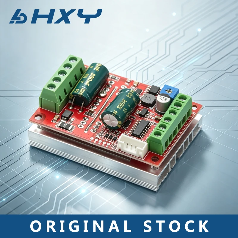 DC 6-60V 16A 400W 3 Phases Hall Brushless Motor Controller Board BLDC PWM PLC Driver Module With Forward/Reverse/Brake Function
